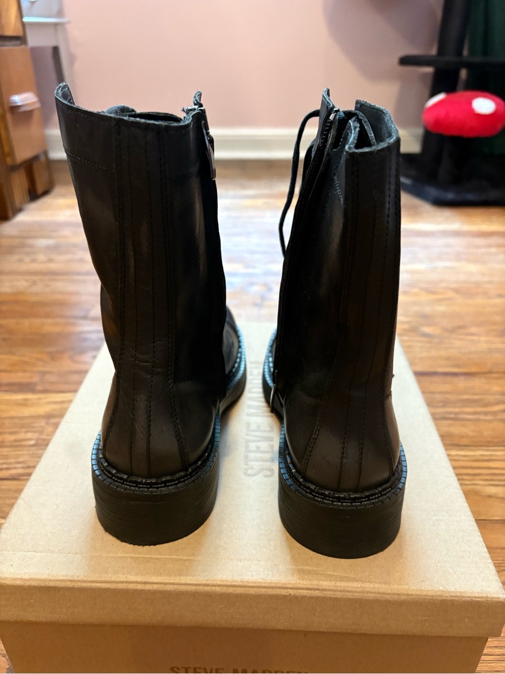 Steve Madden Crimson Combat Boots - Picture 6 of 6